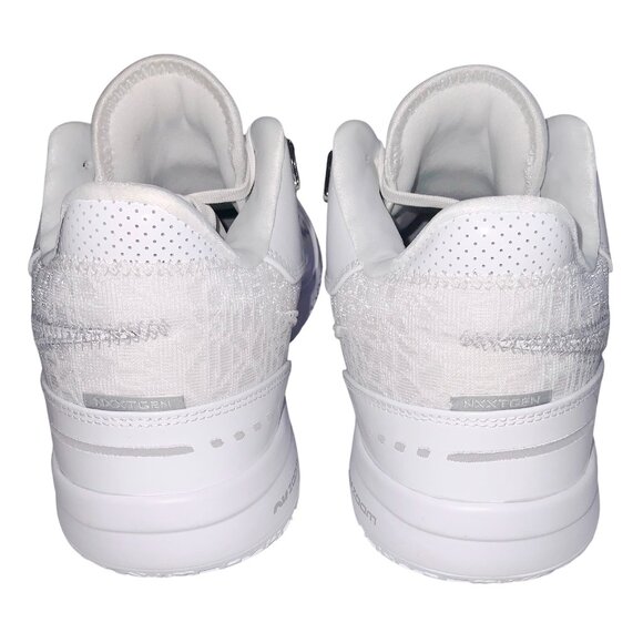 NWT NIKE ZM LEBRON NXXT GEN AMPD MSRP$114.99 MEN'S WHITE SNEAKERS SHOES SIZE 11 - Picture 5 of 6
